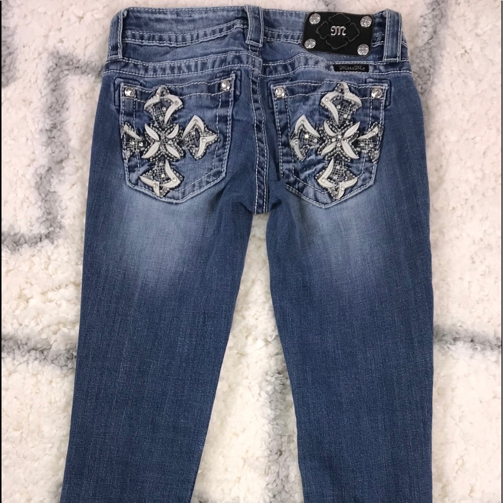 🌱 Miss Me Jeans Bling Signature Skinny Inseam 31
